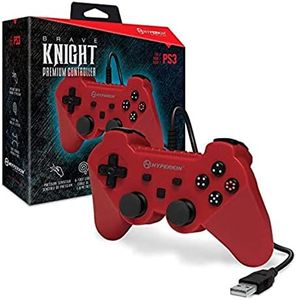 Hyperkin "Brave Knight" Premium Controller for PS3/ PC/ Mac (Red)