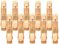 Welding Knight WP17 consumables Tig collet body Welding Torch Accessories (10N32 3/32" & 2.4mm)