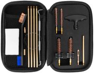 Pro .223/5.56 Cleaning Kit with Bore Chamber Brushes Cleaning Pick Kit, Brass Cleaning Rod in Zippered Organizer Compact Case BOOSTEADY