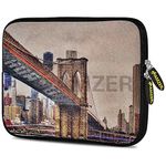 Amzer 7.0-7.75" Designer Neoprene Sleeve Case for iPad/Tablet/e-Reader and Notebooks, Bridge Link (AMZ5247077)