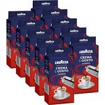 Lavazza Crema e Gusto Classico Ground Coffee, Dark Roast, 250g Each, 10-Pack - Ideal for Moka and Filter