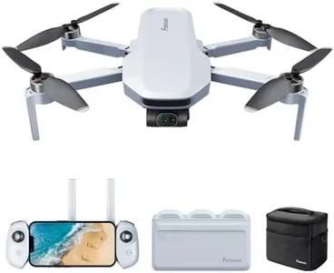 Potensic ATOM 3-Axis Gimbal 4K GPS Drone, Under 249g, 96 Mins Flight, Max 6KM Transmission, Visual Tracking, 4K/30FPS QuickShots, Lightweight for Adults and Beginners, Fly More Combo