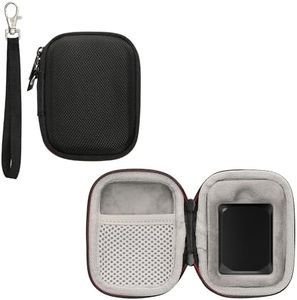 kwmobile Funda para Disco Duro Compatible con Crucial X10 Pro SSD/Crucial X9 Pro SSD - Estuche para Hard Drive SSD - Negro