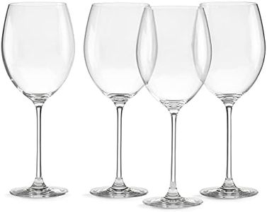 Lenox Tuscany Classics 4-Piece Bordeaux Glass Set, 3.35 LB, Clear