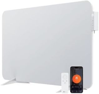 BR Bringer Hybrid Infrarotheizung 2000 Watt mit Konvektion - Smart Thermostat, WIFI & App - für Wandmontage oder als Standgerät für Räume bis 30m² - Energiesparend - Deutsche Qualitätsmarke (weiß)