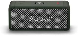 Marshall Emberton Portable Bluetooth Speaker, 20+Hours Playtime, IPX7 Water Resistant, 360 Degree Sound, Forest