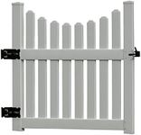 48.5"W Vinyl Cottage Picket Gate