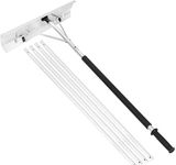 TORIBIO Snow Roof Rake with 26'' Wide Blade and Wheels, 20FT Telescopic Roofs Shovel Aluminium Snow Removal Tool, Anti-Slip Handle Grip, Snow Rake for Winter House Roof, Truck Lorry Snow, Leaves