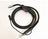 USWELDWIRE Mig Gun Torch 15ft """"Compatible/Replacement"""" For Lincoln POWER MIG 210 MP Multi-Process Welder