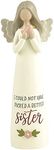 Feather & Grace Hand Painted Resin Decorative Figurine - Could Not Have Picked A Better Sister Angel