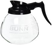 BUNN 12 Cup Standard Decanter Coffee Pot, Clear/Black