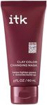 ITK Clay Color Changing Mask with Kaolin Clay |Deep Pore Cleanser + Pore Minimizer, Evens skin tone, 2 oz