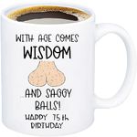 1948 75th Birthday Gift Ideas mug for Women and Men Ceramic Coffee Mugs Anniversary Presents for Him, Her, Husband or Wife 75 Years Old Gag Party Supplies Decorations Ideas Mugs Adult Mugs for Mom, Dad Tea Cups 11oz White…