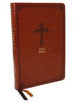 KJV Holy Bible: Large Print Thinline, Brown Leathersoft, Red Letter, Comfort Print: King James Version