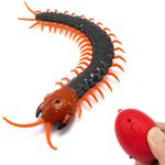 Tipmant Realistic Large Size RC Centipede Scolopendra Animal Toy Infrared Remote Control Vehicle Car Scary Prank Kids Birthday Gifts (Dark Green)