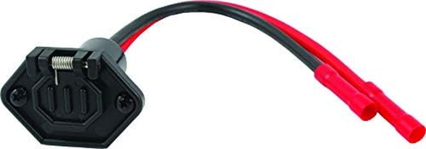 attwood 14366-6 Heavy-Duty Trolling Motor Connectors 2-Wire 8-Gauge Female Receptacle, One Size
