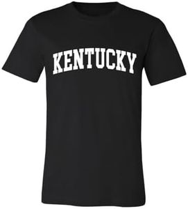State of Kentucky Style White Fashion Unisex Premium T-Shirt, Black, 3X-Large