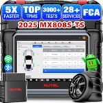 Autel Scanner MaxiCheck MX808S-TS: 2025 Same as MaxiCOM MK900TS MX900-TS TS900, US Ver. of MK808S-TS Up of MK808S MK808 MX808S, TPMS Programming, Bidirectional 3000+ Active Test, 28+ Service 11OS, FCA