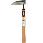 Miraise Japanese Weeding Sickle Very Sharp Edge Quick Work (Beige-001)