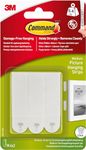 Command Medium Picture Hanging Strips, Pack of 4 x 2 Adhesive Strips, White - Damage Free Hanging - For Pictures, Frames, Mirrors, Wall Décor and Signs - Holds up to 5.4 kg