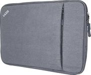 LAXIS Laptop Cover for Men and Women Laptop Sleeve Laptop Pouch for Office Laptops Laptop Bag for Men and Women Padded, Waterproof and Dust Proof Laptop Bag for Women (Size 38x27x4 Cm) - Grey