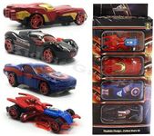 Kiddie Galaxia Mini Metal Car for Kids, Car Pack of 4 Mini Racers Series Diecast Cars Suitable for Children, Movie Vehicle Racing Cars for Small Racing Unbreakable for Kids - Multicolor