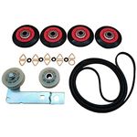 W10837240 4392067 Dryer repair kit 3387610 Dryer Belt 279640 Idler Pulley WPW10314173 Drum Roller 661570V Belt Compatible with Kenmore Maytag Centennial Whirlpool Duet WED9200SQ0 WED9200SQ1 80047 D435