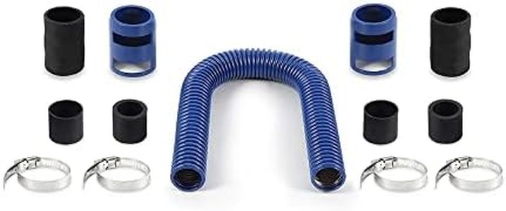 Mishimoto MMAH-U24BL Universal Flexible Stainless Steel Radiator Hose Kit, 24”, Blue