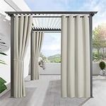 RYB HOME Outdoor Curtains for Patio