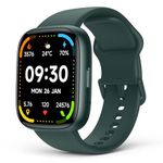 Smart-Watch-with-Alexa-Built-in, Smart Watch with Women and Men for Android and iPhone, 100+ Fitness Tracker Smartwatch, IP68 Waterproof, Health Monitor for Heart Rate, Sleep & Stress, Green