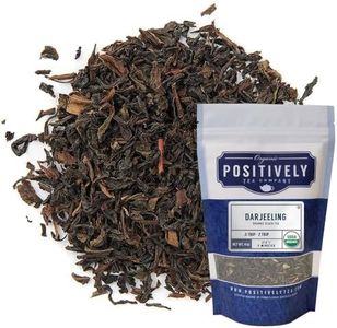 Organic Positively Tea Company, Darjeeling Black Tea, Loose Leaf, 4 Ounce