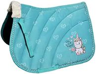 Rhinegold Unicorn Saddle Pad - Shetland - Aqua