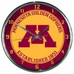 Wincraft NCAA Minnesota Golden Gophers Chrome Clock