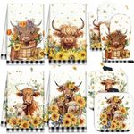 VitalCozy 8 Pcs Highland Cattle Kit