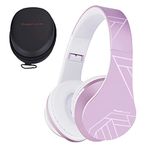 PowerLocus Kids Headphones Over-Ear, Bluetooth Wireless Headphones for Kids,with Microphone, Safe 85DB Volume Limited, Foldable with Carry Case, Audio Cable, Micro SD mode for Online Classes,PC,Phones