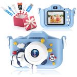 Kids Camera, Kussla 1080P HD Kids Digital Camera with 32GB SD Card, 2.0 Inch Childrens Camera for 3-12 Years Girls Boys Toddler Camera Christmas Birthday Gift (Blue)