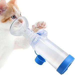 Xunboo Aerosol Chamber for Pets Inhaler Spacer for Cat or Dog Handheld Spacer with Exclusive Breathing Indicator and Mask (for Cats)