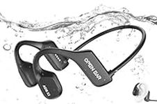 Bone Conduction Headphones, IP68 Waterproof Swimming Headphones, Open Ear Bluetooth 5.3 Headphones Built-in 16GB MP3 Memory, Wireless Underwater Earbuds for Swimming, Sports, Running