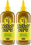 Yellowbird Organic Serrano Pepper Hot Sauce - Kinda Hot - Mild Green Hot Sauce Made With Serrano Peppers, Organic Cucumber, Garlic and Lime - Vegan & Gluten-Free - Tabletop Size - (19.6 oz, 2 Count)