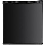 Kismile Mini Freezer,1.1 Cu.ft Upright Freezer with Reversible Single Door,Removable Shelves,Small Freezer with Adjustable Thermostat for Home/Kitchen/Office (Black)