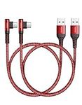 USB C Cable [2 Pack 1.6FT] Fast Cha