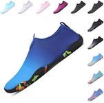 Baofular Water Shoes Women Mens Barefoot Beach Aqua Swim Shoes Quick Dry Lightweight Sea Shoes for Pool Yoga Surf Snorkeling Diving Blue 9 UK 43 EU