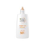 Garnier Ambre Solaire Daily UV Fluid, SPF50+, Corrects & Prevents Dark Spots, Boosts Glow, Invisible Finish, Super UV Vitamin C, 40ml