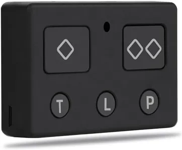 Upgrade Gate Remote Control Replace for AXP1, 5-Button Remote Transmitter Fits Gate Opener Models TSS1XP TDS2XP TSS1 TDS2 LDM2 LDM2K HDP1 HDP2 DD2U LSM1 DS1U, Partymode + Battery Test Button 1pack