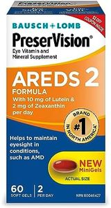 PreserVision AREDS 2 Eye Vitamin & Mineral Supplement, Contains Lutein, Vitamin C, Zeaxanthin, Zinc, Copper & Vitamin E, 60 Softgels (Packaging May Vary)