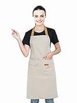 Younber Kitchen Bib Apron with Pock