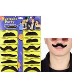 Nema Party Halloween Fake Moustache - Pack of 12