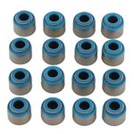 Valve Seals,Valve Seals Replacement Engine Valve Stem Seal Set of Body Viton Valve Seals Valve Stem Replacement for Small Block LS1 / LS6 engines(16pcs)