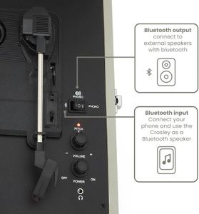 Crosley Voyager Bluetooth Turntable – Dune