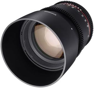 Samyang 85 mm T1.5 VDSLR II Manual Focus Video Lens for Micro Four Thirds Camera